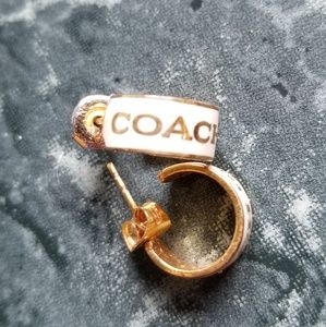 Coach cuff earrings